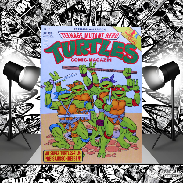 TMNT Comic Magazin Nr. 10 – Der Krieg der Krokodile | Condor 1991 | Neuwertig